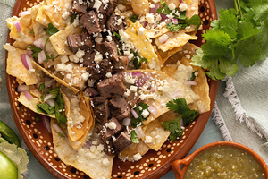 Chilaquiles with Carne Asada