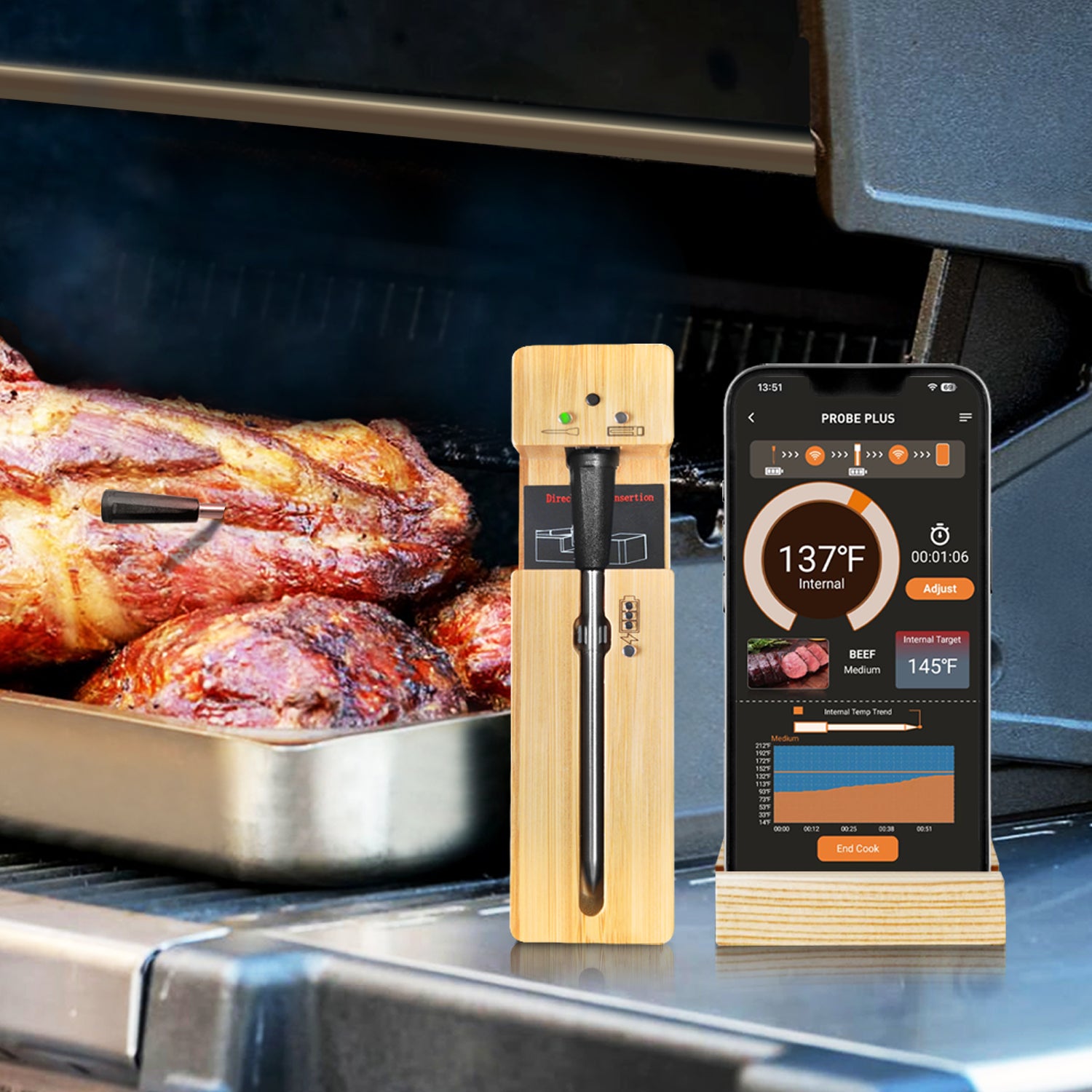 Wireless Meat Thermometer