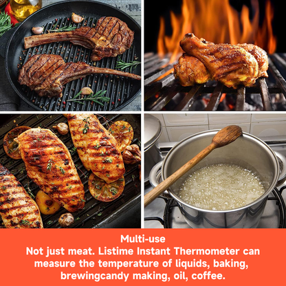 Listime® Instant Read Meat Thermometer