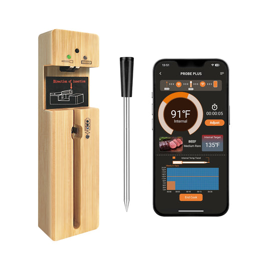 Listime® 215ft Wireless Meat Thermometer with Bluetooth