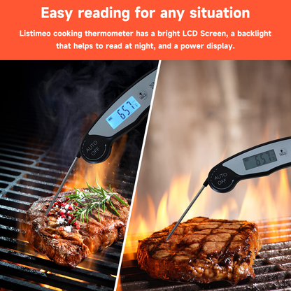 Listime® Instant Read Meat Thermometer