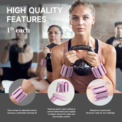 Listime® Pilates Wrist Weights Set of 2