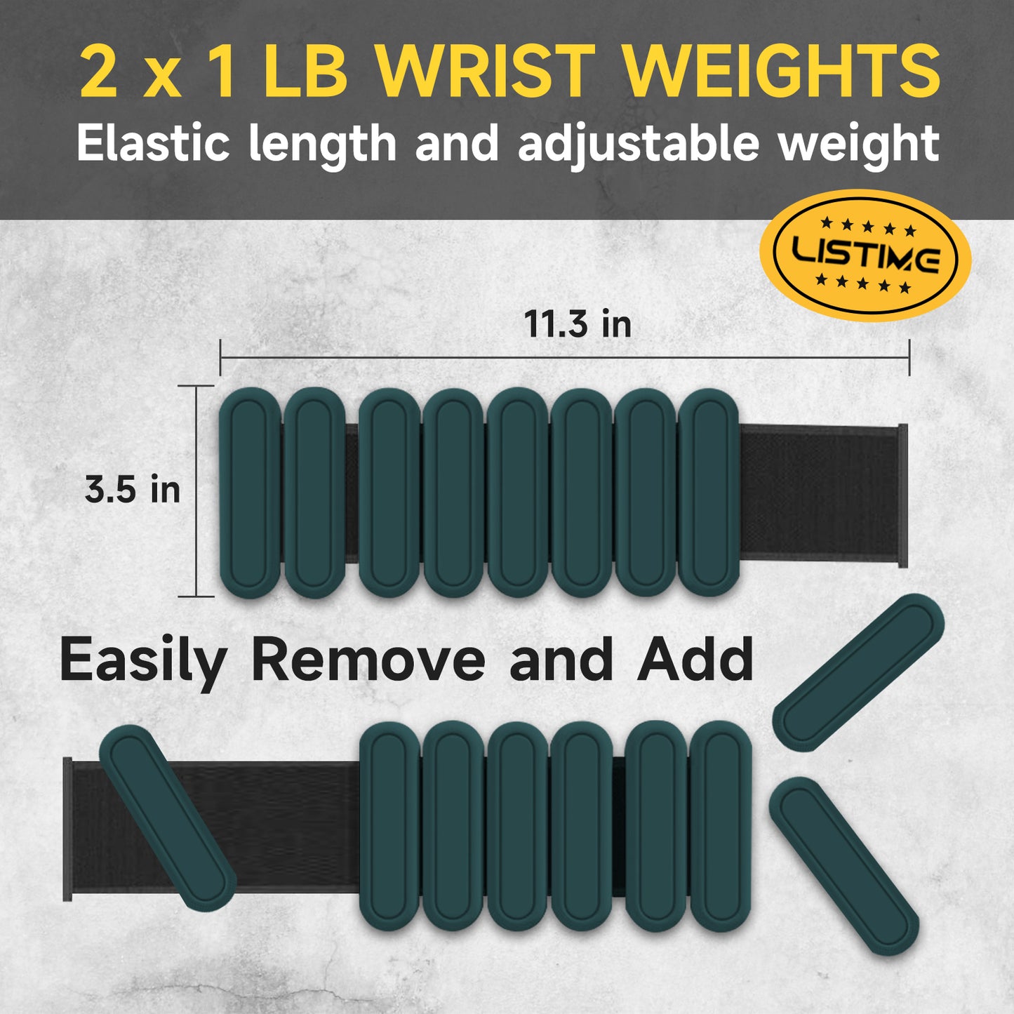 Listime® Wrist Weights Suitable for Exercise